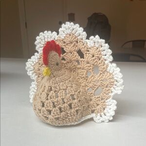 Crochet Chicken Decor